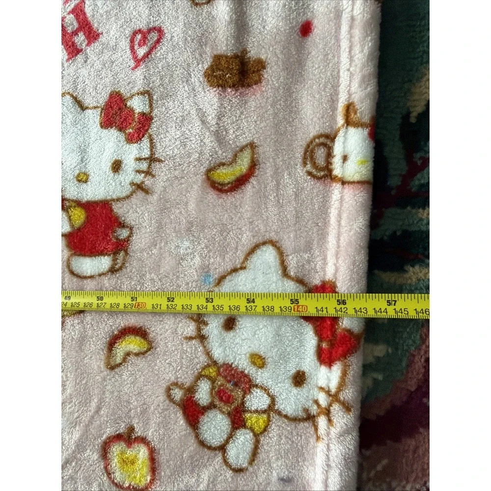 Hello Kitty Super Soft Pink Cinnamon Sanrio 60x70 Blanket Cheese Cake Cute Clean